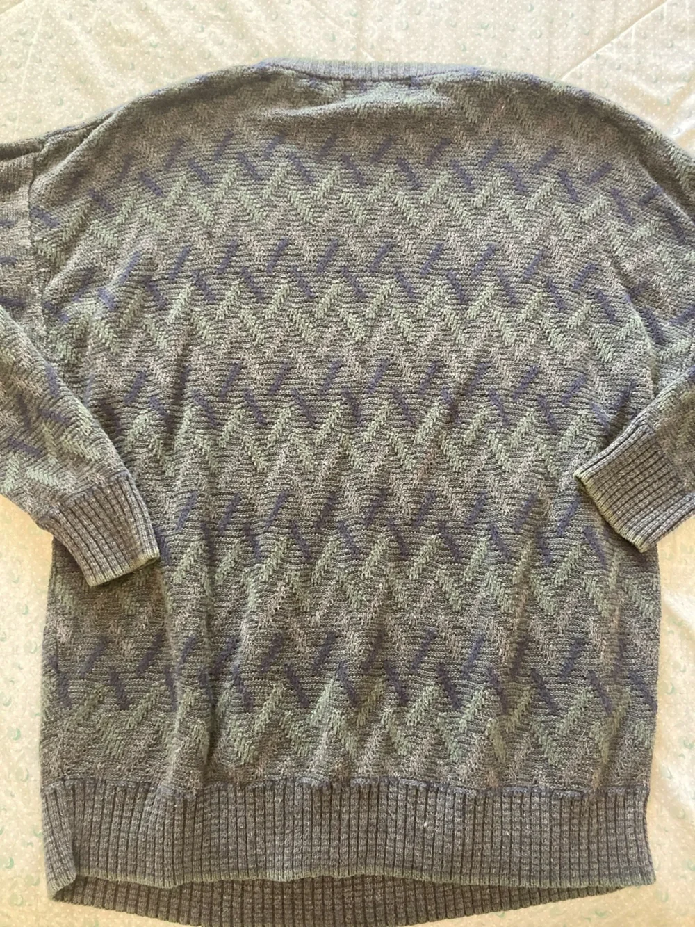 Vintage Woods & Gray Men’s Knit Green Sweater M